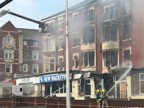 More Than 70 Firefighters Tackle Blaze At Blackpool Hotel Liverpool Echo