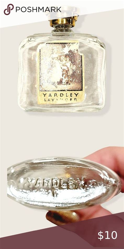 Elegant Vintage Yardley English Lavender Perfume Bottle