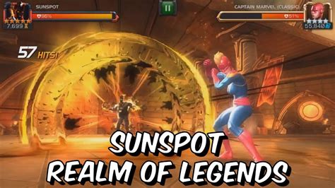 Sunspot Vs Realm Of Legends Winter Soldier Captain Marvel And Jugg Marvel Contest Of Champions