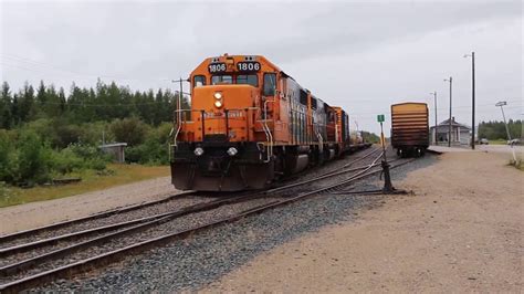 Ontario Northland Polar Bear Express Switching In Moosonee 2016 Aug 21