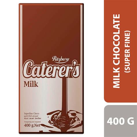 Cooking Chocolate Ritzbury Caters Super Fine Milk Chocolate 400 G