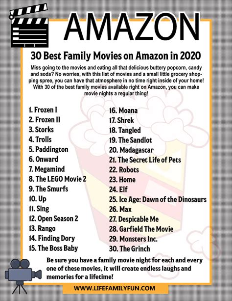 30 Best Family Movies on Amazon and Kid Movies on Amazon in 2020