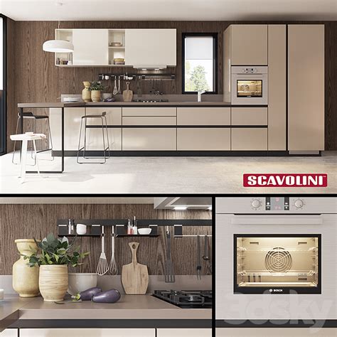 Scavolini LiberaMente Kitchen 3D Model