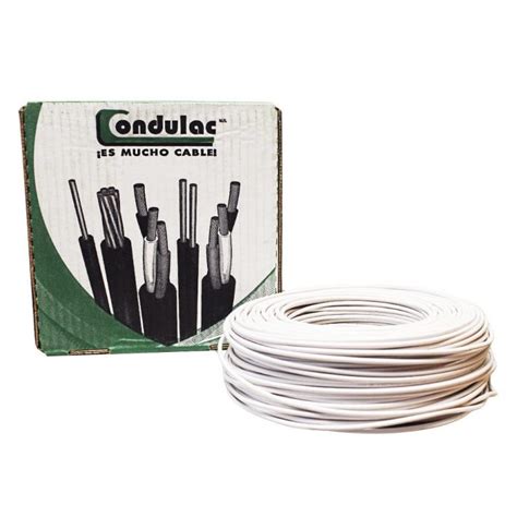 CABLE THW CAL 8 COLOR BLANCO CONDULAC Ferrelectro