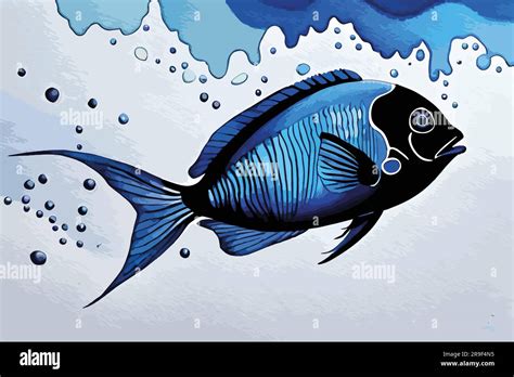 Watercolour Fish Banque D Images Vectorielles Alamy