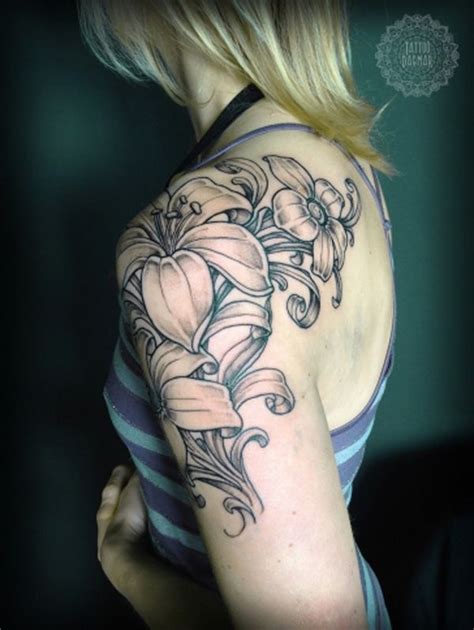 35 Pretty Lily Flower Tattoo Designs For Creative Juice