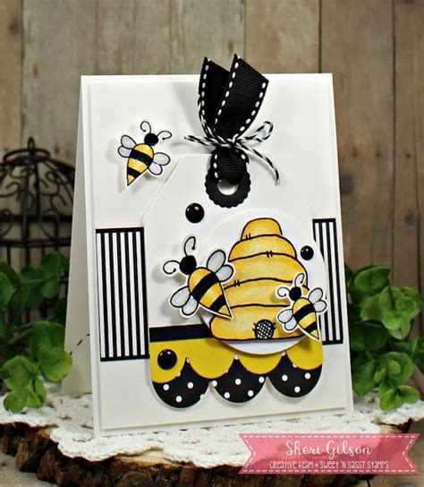 Paper Crafty S Creations Sweet N Sassy Stamps Bee Happy Bee Cards Cards Handmade