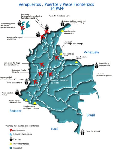 126 Best Ideas For Coloring Colombia Map Airports