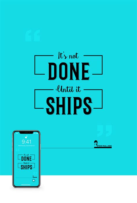 IPhone X Wallpaper - (Steve Jobs Quotes) Free Download on Behance