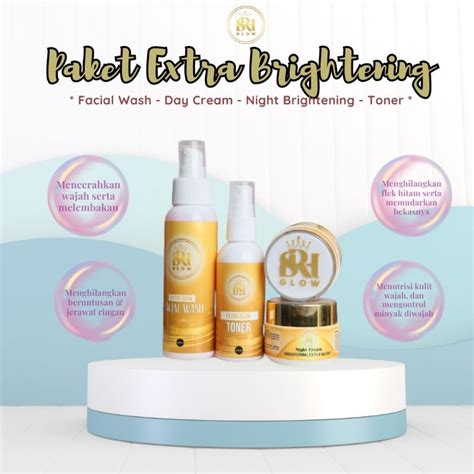 Jual PAKET SRHGLOW EXTRAGLOW BRIGHTENING 7X LEBIH CEPAT MENCERAHKAN