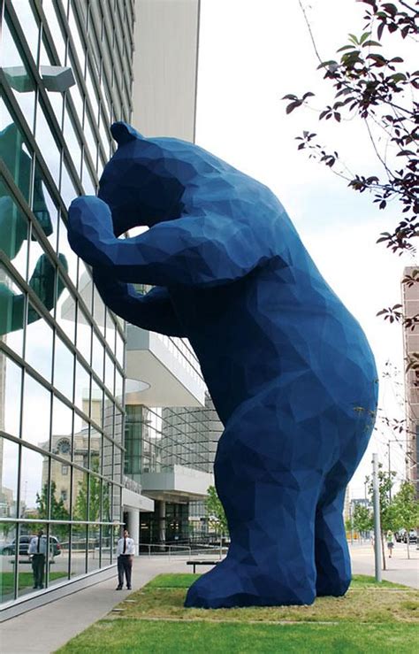 Denver's Big Blue Bear by Lawrence Argent. - Design Is This