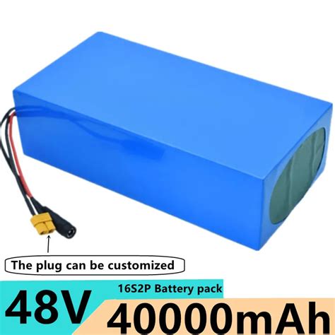 48v 40ah 13s6p Lithium Ion Battery Pack Built In 50a Bms Suitable For 200w 2000w Motor