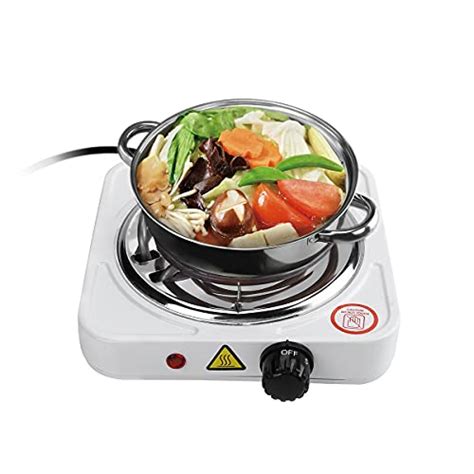 500W 1000W Compact Portable Electric Hot Plate Single Burner Kitchen Stove For Dorm Travel