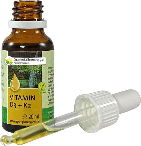 Vitamin D3 K2 Kapi 20 Ml Dr Ehrenberger Organski I Prirodni