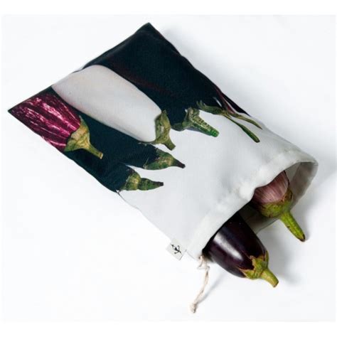 Sac R Utilisable Pour Le Vrac Sac Aubergines Maron Bouillie