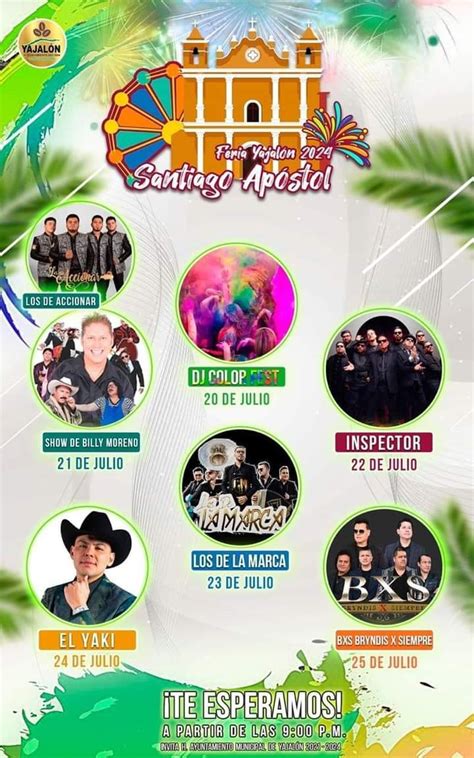 Feria Yajal N Cartelera Oficial