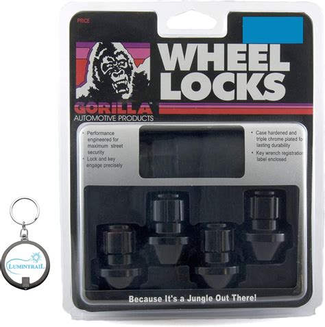 Amazon Gorilla Automotive 71631NBC Acorn Black Chrome Wheel Locks