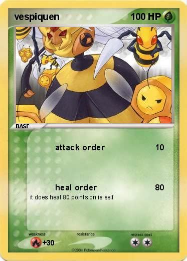 Pokémon vespiquen - attack order - My Pokemon Card