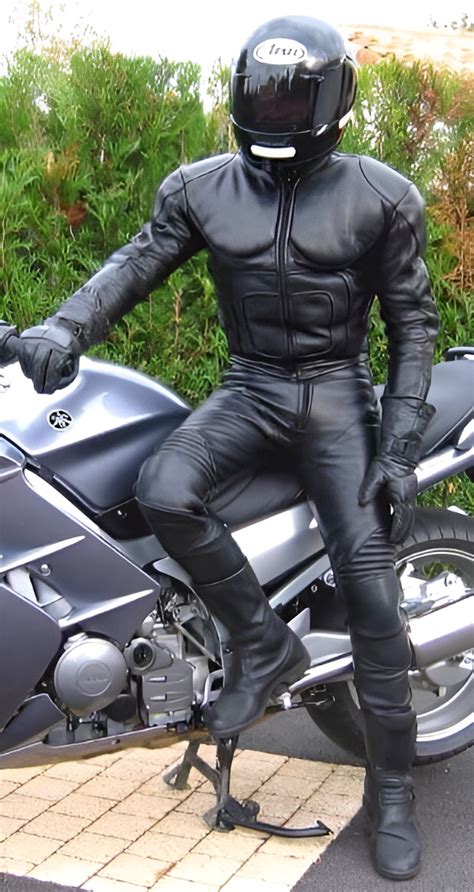 Leather Fashion Men Leather Outfit Leather Men Leather Pants Black