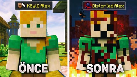 Bir Minecraft Filmi Distorted Alex In Hikayesi Youtube