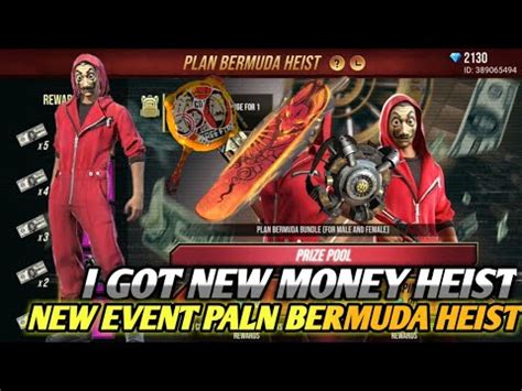 New Plan Bermuda Event I Got Money Heist Bundle New Pan Skin At