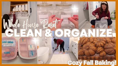 NEW Fall Whole House Clean And Organize With Me Fall Weekend Reset