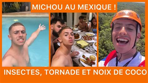 Michou En Vacances Au Mexique 🏝avec La Team CroÛton 🥥🦎 Son Vlog