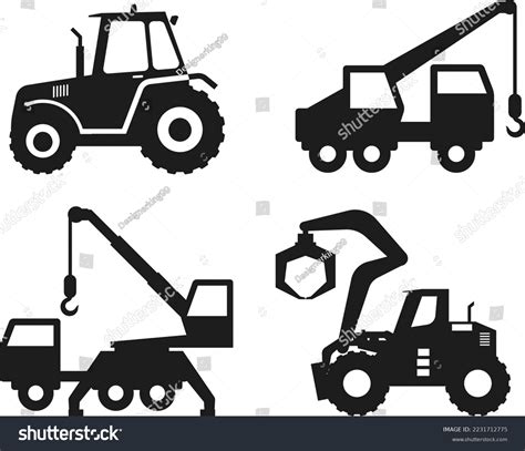 Truck Collection Isolated Vector Silhouette Stock Vector (Royalty Free) 2231712775 | Shutterstock