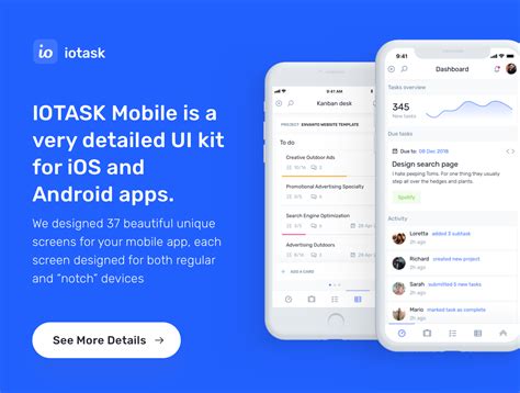 Codemarket Iotask Project Management Ui Kit