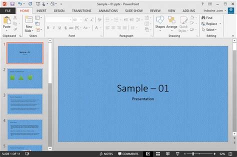 Pattern Fills for Slide Backgrounds in PowerPoint 2013 for Windows