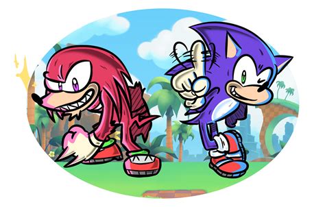 Sonic and Knuckles by Donkeyshspittle on DeviantArt