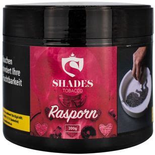 Shades Tobacco Rasporn Sisha Tabak Himbeere G Ots