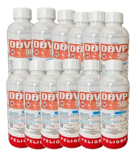 Ddvp 500 Agricola Gorgojo Palomilla 12 Piezas De 950 Ml C U