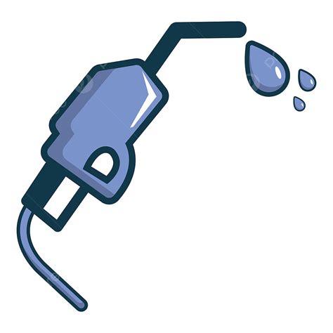 Gambar Muncung Pam Petrol Icon Gaya Kartun Minyak Api Gas Png Dan