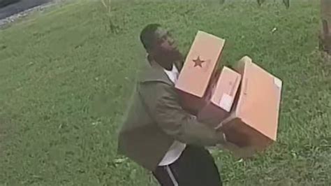 Porch Pirate Caught On Camera Stealing Packages In North Lauderdale