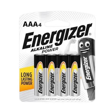 Energizer AAA Battery E92 Pack of 4