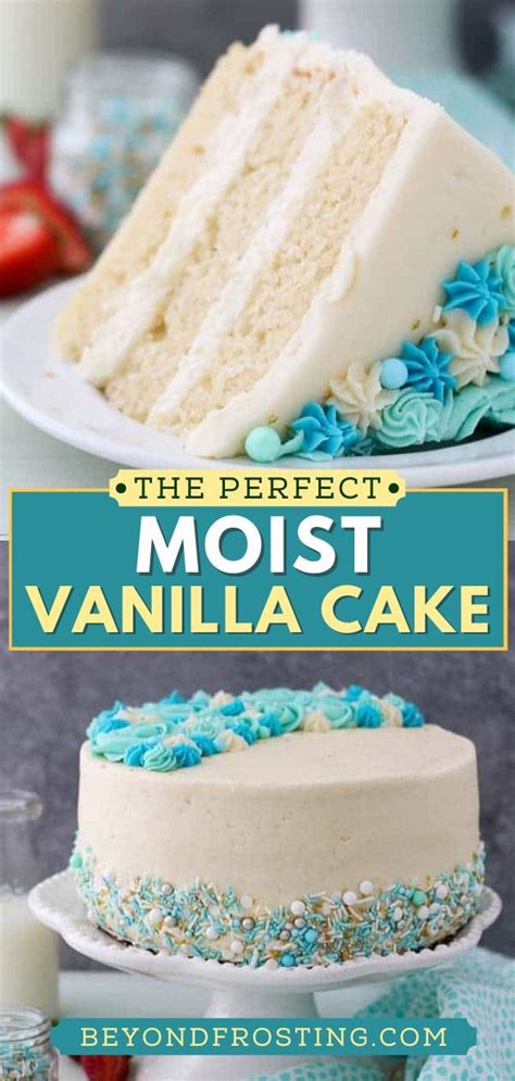 Moist Vanilla Cake Artofit