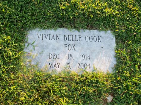 Vivian Belle Cook Fox 1914 2004 Find A Grave Memorial