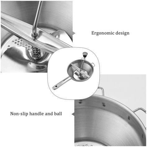 Stainless Steel Rotary Food Mill Great For Making Puree Or Soups Of