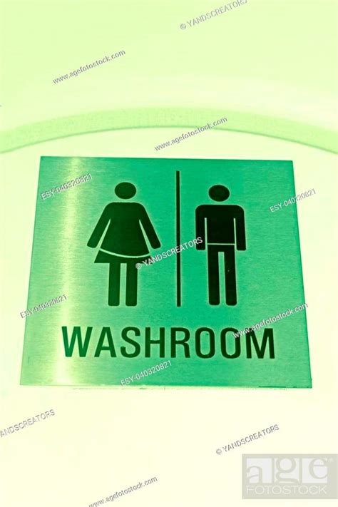 Public bathroom sign, Stock Photo, Picture And Low Budget Royalty Free ...