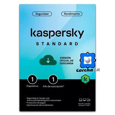 Kaspersky Antivirus Standard 1 Dispositivo 1 AÑo Ksta011 Tienda