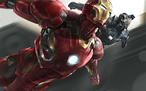 X Iron Man And War Machine K Wallpaper X