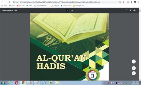 Buku Al Qur An Hadis Kelas 2 Sd Mi Sesuai Kma 183 Tahun 2019