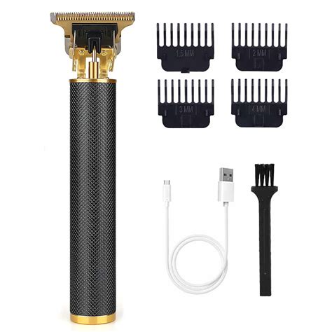 Cordless Hair Beard Trimmer With 4 Guide Combs Rechargeable Hair