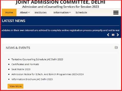 Jac Delhi St Round Seat Allotment Result Out Tamilan Jobs