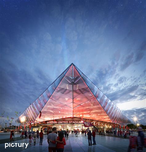 Soccer Stadium | Pictury Architectural Visualization - CGarchitect ...