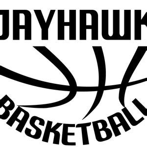 Jayhawk Basketball SVG - Etsy