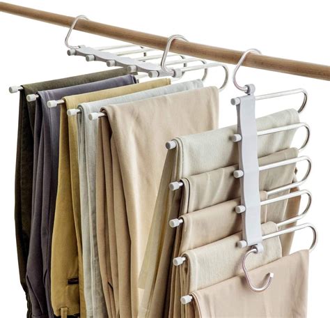 Trouser Hanger Space Saving In Stainless Steel Magic Hanger