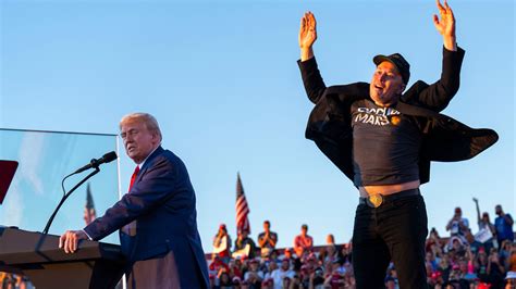 Elon Musk Makes Surprise Appearance At Trump Rally In Butler Pa The