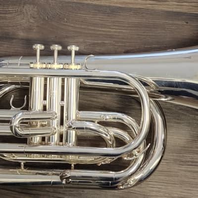 Yamaha Ybh Ms Marching Baritone Horn S Silver Plated Reverb